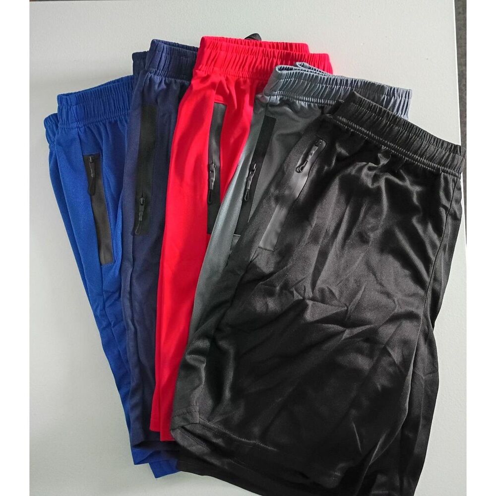 Unbranded Men's Basketball Shorts Size Med Blue Red Gray